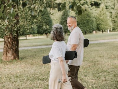 Close-up of a yoga mat and a bottle of water.